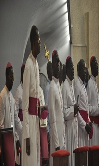 CATHEDRALE SAINT D’ABIDJAN : PELERINAGE DES EVEQUES CATHOLIQUES DE COTE D'IVOIRE