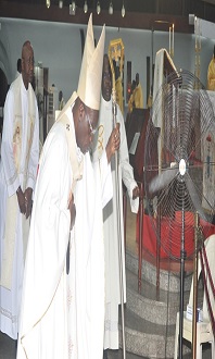 LA MESSE D’ACTION DE GRÂCE ET DE RECONNAISSANCE DE LA COMMUNAUTE MERE DU DIVIN AMOUR EN L'HONNEUR DU CARDINAL JEAN PIERRE KUTWÃ ADMINISTRATEUR APOSTOLIQUE D’ABIDJAN